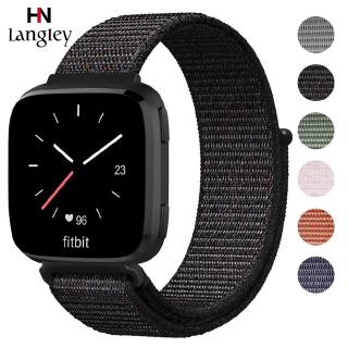 22.5 mm Nylon Adjustable Watchbands For Fitbit Versa Sport Straps Breathable Comfortable Bracelet Watches Accessories