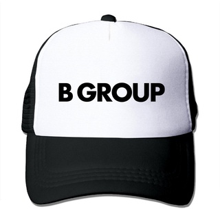 B Group Logo Unisexe หมวกเบสบอล หมวกตาข่าย หมวกกีฬา หมวกปรับได้ หมวกกีฬา หมวกกอล์ฟ กลางแจ้ง