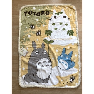 ✨สินค้ามือหนึ่ง✨   ผ้าห่ม Totoro (ขอบฟูนุ่ม) (นำเข้าจากญี่ปุ่น🇯🇵)