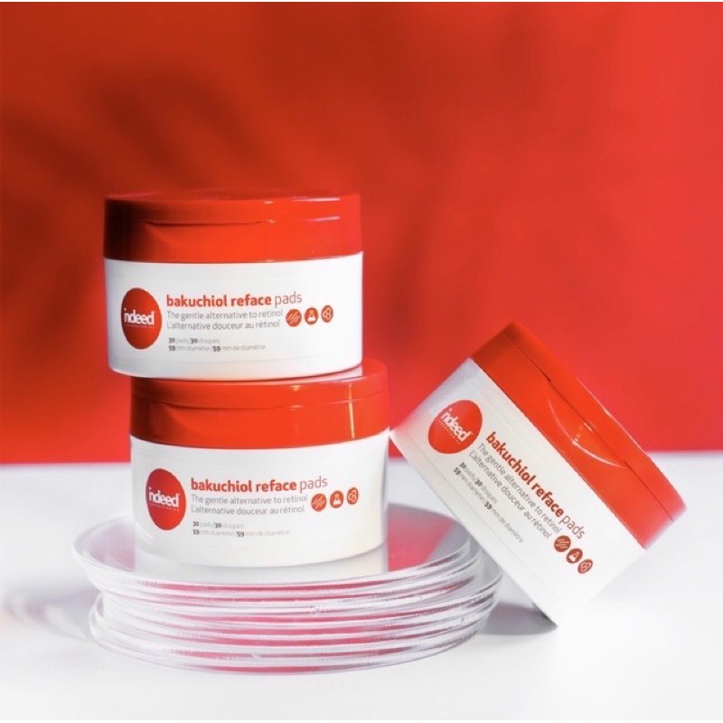 🚨พร้อมส่ง🚨 Indeed Labs Bakuchiol Retinol Reface Pads x 30 แผ่น