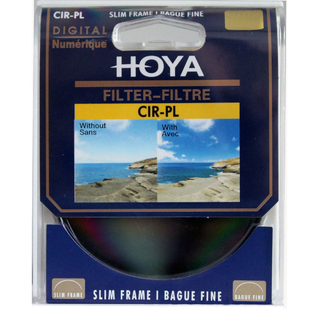 ฟิวเตอร์ ขนาด 77mm Circular CPL HOYA Polarizing / Polarizer CIR-PL Filter for Camera lenses ขอบบาง