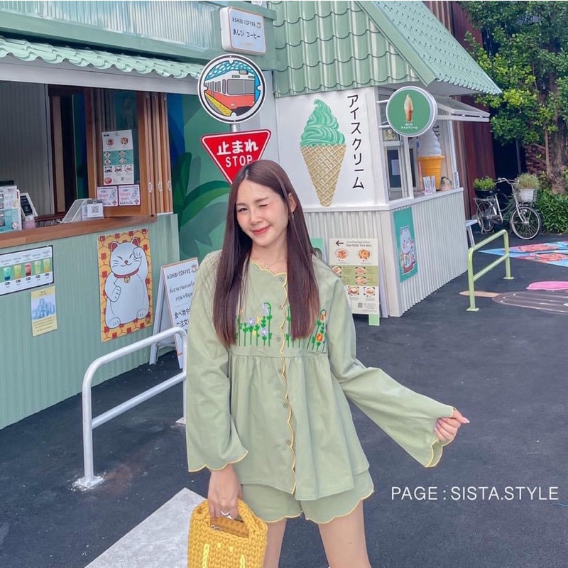 เซ็ตเสื้อ+กางเกง ร้านคุณแพท Sista style