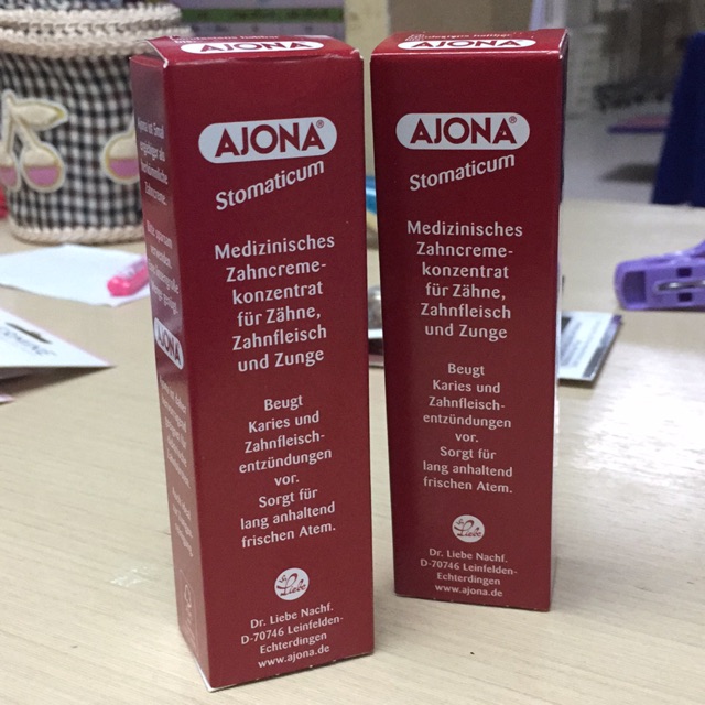 ยาสีฟัน AJONA STOMATICUM