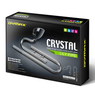 DYMAX ชุดท่ออินโฟลว์และเอ้าท์โฟลว์ แก้วคริสตอล ขนาด 16/22มม. CRYSTAL PIPE SET DIA. 16/22mm