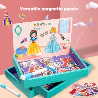 【HYG】จิ๊กซอว์ตัวเลข และตัวอักษร 3d ของเล่นเสริมการเรียนรู้เด็กอนุบาล DIY