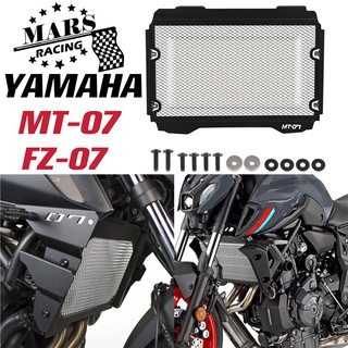 อุปกรณ์เสริมรถจักรยานยนต์หม้อน้ำ Grill Cover Oil Cooler Protection Guard หม้อน้ำ Guard Water Tank Cover ฝาครอบหม้อน้ำสำหรับ YAMAHA MT07 FZ07 MT-07 FZ-07 2018 2019 2020 2021 yamaha mt 07 fz 07 18-21