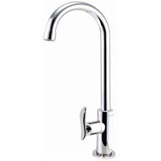 ก๊อกซิงค์ ก๊อกซิงค์เดี่ยวเคาน์เตอร์ KUDOS FC150 สีโครม ก๊อกน้ำ ห้องน้ำ SINK FAUCET KUDOS FC150 CHROME