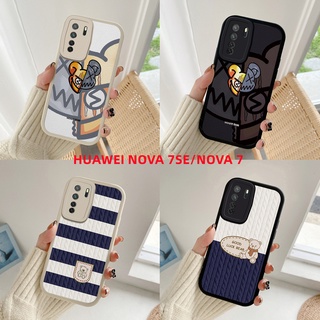 เคส HUAWEINOVA 7 SE 7 7 SE เคสโทรศัพท์ซิลิโคนกันกระแทก หมีรุนแรง KLQ