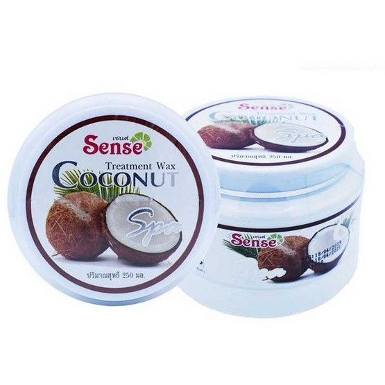 เซนต์ทรีทเม้นมะพร้าว สูตรน้ำมันมะพร้าว 250มล. (301798) Sense Hair Treatment Wax Coconut 250 มล.