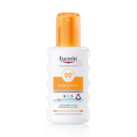 Eucerin Sun Kids Spray SPF50+ 200ml (ยูเซอริน สเปรย์กันแดด เหมาะกับสภาพผิวเด็ก)