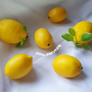 [พร้อมส่ง]🍋เลม่อนปลอม มะนาวปลอม🍋 ผลไม้ปลอม