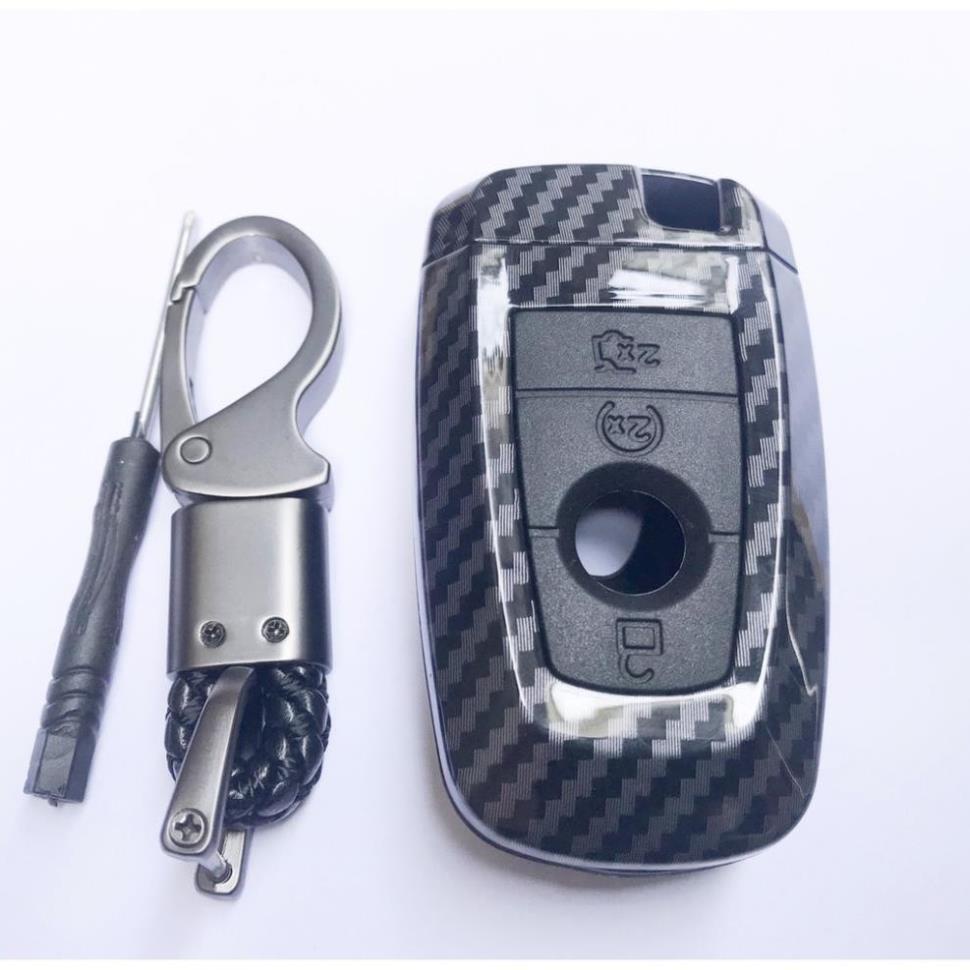 เคสกุญแจหนัง เคสกุญแจคาร์บอน สําหรับ Ford EVEREST ECOSPORT FOCUS FIESTA