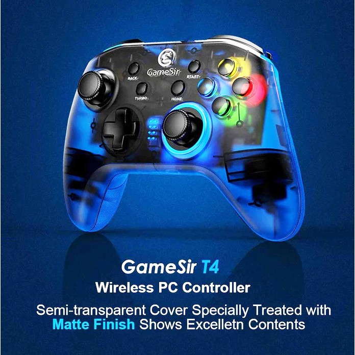 โปรโมชั่นสุดคุ้ม โค้งสุดท้าย ??พร้อมส่ง? ? GameSir T4 Wireless Controller จอยเกมส์ไร้สาย 2.4Ghz ออกแบบสำหรับการเล่นเกมบน PC?รับประกัน 1 ปี? จัดส่งฟรี