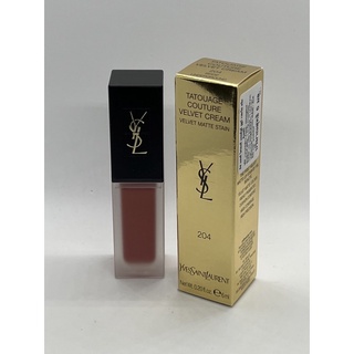 YSL TaTouage Couture Velvet Cream Velvet Satin Matte Stain 204 Beige Underground