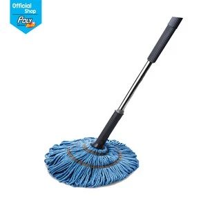 Poly-Brite โพลี-ไบรท์ ม็อบบิดผ้าไมโครไฟเบอร์ ไม้ถูพื้นไมโครไฟเบอร์ แบบบิดแห้ง ไม่ต้องใช้มือ