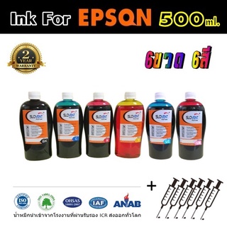 SLOVENT น้ำหมึกเติม INKJET REFILL 500 ml. for EPSON all model 3110,L3150,L100,L110,L120,L130,L200,L21