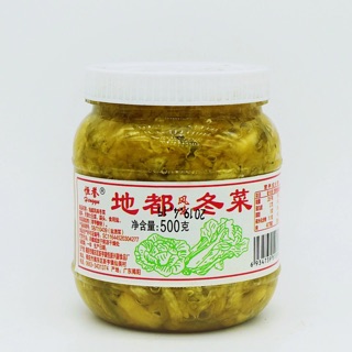 A30ผักกาดดอง (地都冬菜 ）ขนาด 500g ทานง่ายแค่เพียงเปิดฝาก็สามารถท…