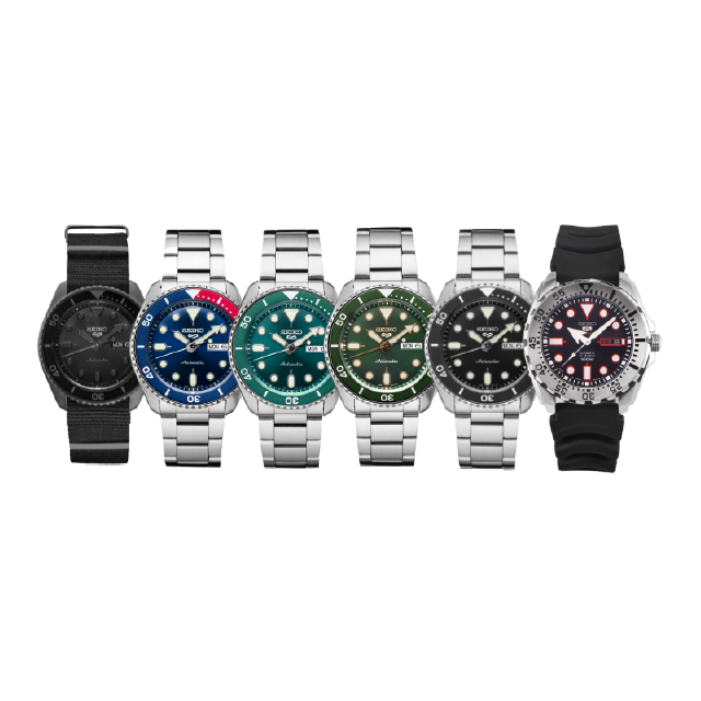 [โค้ด 115CCB] SEIKO sport 5 นาฬิกาไซโก้ Auto SRPD51 SRPD53 SRPD55 SRPD57 SRPD59 SRPD61 SRPD63 SRPD65