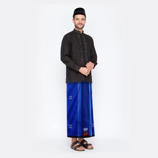 ซองหนัง BHS Gambiran Blue Songket Motif สีทอง