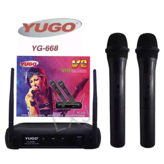 YUGO ไมโครโฟนไร้สาย VHF รุ่น YG - 668