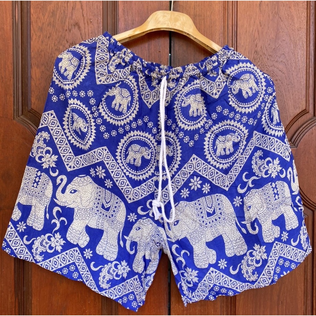 กางเกงขาสั้น กางเกงลายช้าง ลายช้าง ชาย/หญิง Elephant pants Short Pant Elephant pant Elephant short