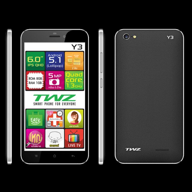 TWZจอ6นิ้ว โทรศัพท์มือถือสินค้านับประกันจากผู้ผลิต