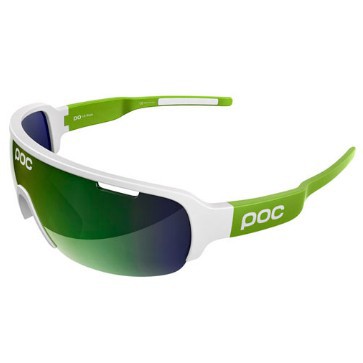 (ลดล้างสต๊อก) แว่นตาจักรยาน POC รุ่น DO Half Blade Hydrogen White/Cannon Green ของแท้ 100%