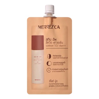 🔥กล่องx6ซอง🔥Merrezca Skin Up Liquid Foundation SPF50 PA+++ ( 5 ml.)