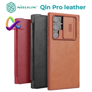 เคสหนัง ฝาพับ Samsung Galaxy S22 ultra 5G / S22 plus / S22 5G Nillkin Qin Pro Leather case