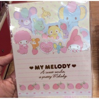 สมุดโน๊ต my melody ของแท้ sanrio