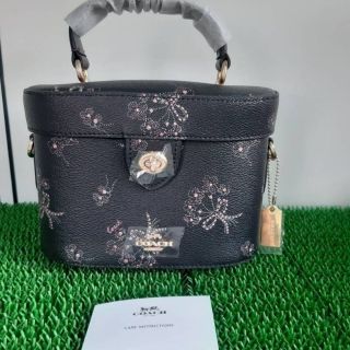 Coach KAY CROSSBODY WITH RIBBON BOUQUET PRINT