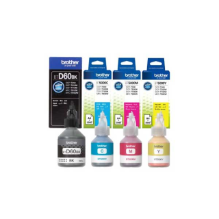 BROTHER INK Cartridge BT-D60BK+BT-5000 C+M+Y หมึกพิมพ์ (SP2-1703+SP2-1596+SP2-1597+SP2-1598)