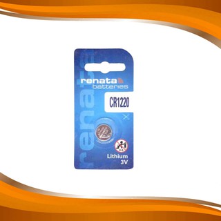 ถ่านรีโมท ถ่านกระดุม Renata 1220 , CR1220 (แพ็คละ 1 เม็ด)