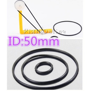 10pc ID:50mm YL846 Rubber Pulley Transmission Engine Drive Round Belts DIY Toy Module Car Motor Accessories Can Stretch