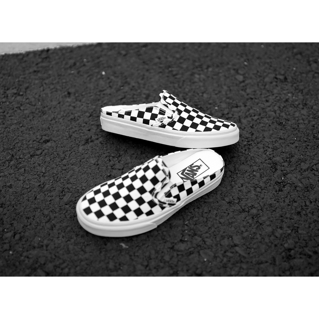 [ของแท้ ส่งไว จากไทย] VANS SLIP-ON MULE "CHECKERBOARD" (LIMITED)