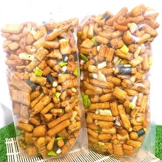 ขนมญี่ปุ่น 1กิโลกรัม ขนมข้าวอบกรอบญี่ปุ่น ขนมข้าวปั้นญี่ปุ่น