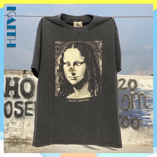 พร้อมส่ง Gallery Dept เสื้อยืด ผ้าฝ้าย แขนสั้น พิมพ์ลายกราฟฟิค ขนาดใหญ่ สไตล์ฮิปฮอป วินเทจ เรโทร สําหรับผู้ชาย คู่รักS-5