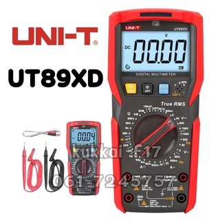 มิเตอร์วัดไฟเเบบดิจิตอล UNI-T UT89XD วัดคาปาได้ มัลติมิเตอร์ มิเตอร์ดิจิตอล Digital Meterเป็นระบบออโต้ ใช้งานง่าย