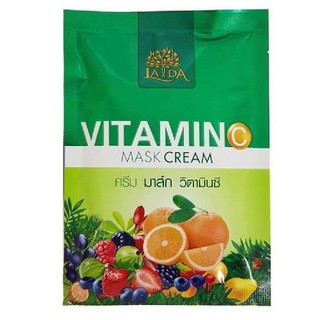 มาร์ควิตามินซี LADA มาส์กลดา ลดา แพ๊คเก็จใหม่ ผิวกระจ่างใส สครับผิว lada mask vitamin c