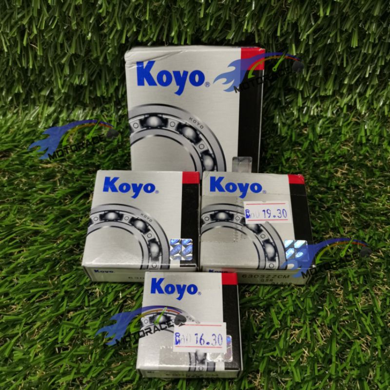 KOYO BALL BEARING JAPAN 6000 ZZCM & 6303 ZZCM