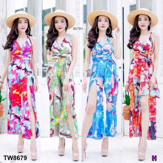 3679 Jumpsuit ชุดจั้มสูทขายาว