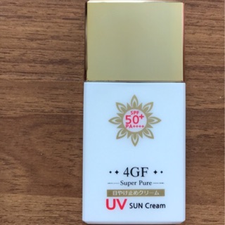 ครีมกันแดด 4GF super pure uv sun cream spf50+ PA++++ made in japan