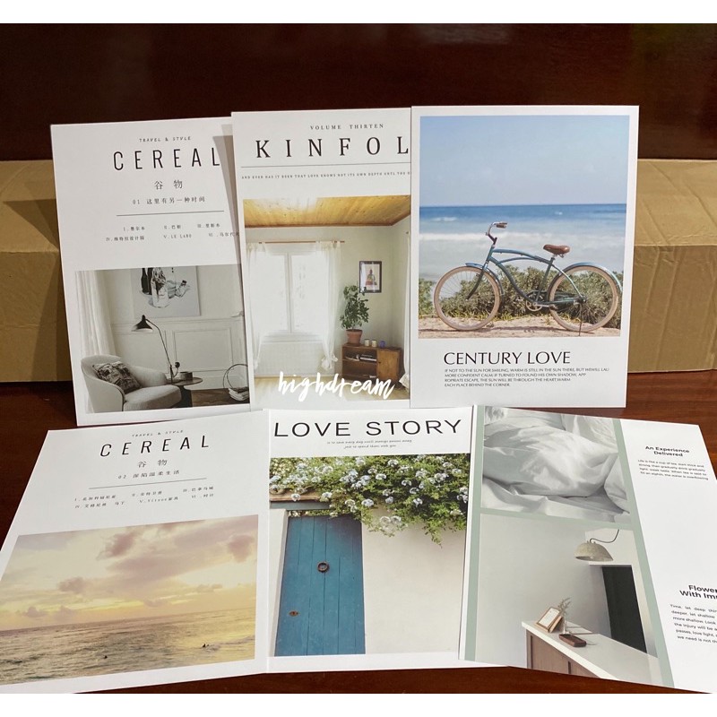 พร้อมส่ง  ใหม่ พร๊อพการ์ด พร๊อพ Kinfolk การ์ดตกแต่ง พร๊อพถ่ายรูป ของตกแต่งบ้าน