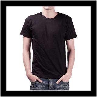 เสื้อยืดคอกลมสีดำ Unisex Black Crew