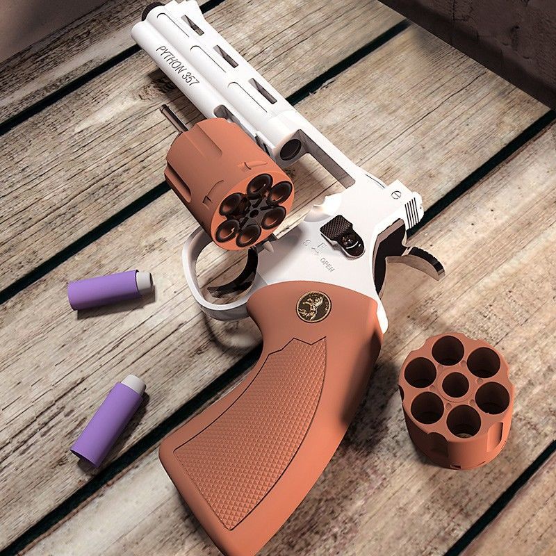 Small moon revolver smashing gun แบบจำลองการฝึกโลหะสามารถเปิดของเล่น ...