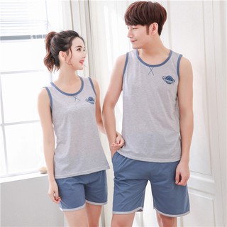 พร้อมส่ง!! ชุดนอนผ้าซาติน(ผู้ชาย) แขนสั้น ผ้านิ่มใส่สบายมากค่ะขาสั้น