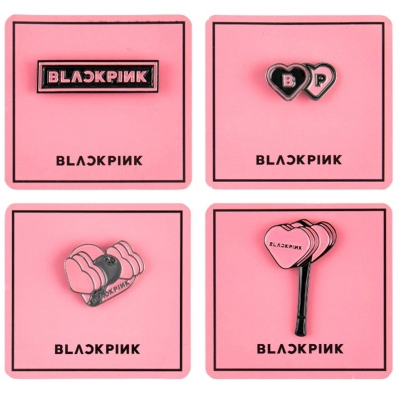 เข็มกลัดโลหะ รูปศิลปินเกาหลี BLACKPINK BLACKPINK สําหรับแฟนคลับ