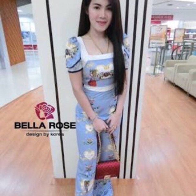 จั๊มเจ้าหญิงงานป้าย ขายส่ง นำเข้า รีวิว ราคา เดรส ลดราคาราคาส่งราคาถูกถูกขายดีสินค้าขายดีชุด jumpsuit882