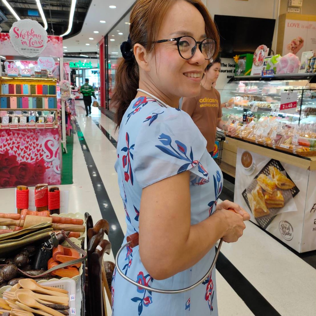 เคียว เคียวเหล็ก นวดสะบัก เหล็กนวด เหล็กนวดหลังรูปเคียว ไม้นวดหลัง สะบัก เคียวนวดหลัง นวดสะบัก ใช้นวดสะบักเอว สะบักไหล่ - รูปที่ 4