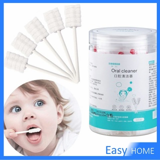 ผ้าก๊อซเช็ดทำความสะอาดช่องปากเด็กแบบแท่งใช้แล้วทิ้ง  1 กล่องมี 30 ชิ้น Baby mouth cleaner